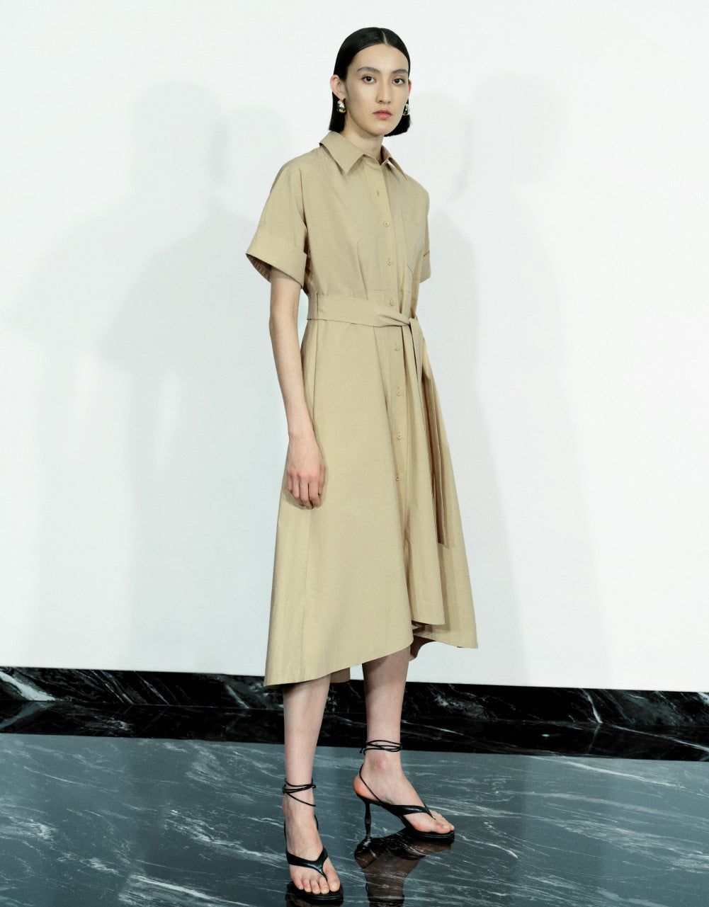 Straight Dress With Belt