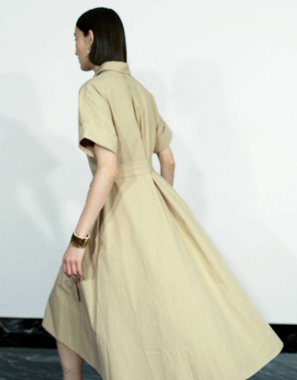 Straight Dress With Belt