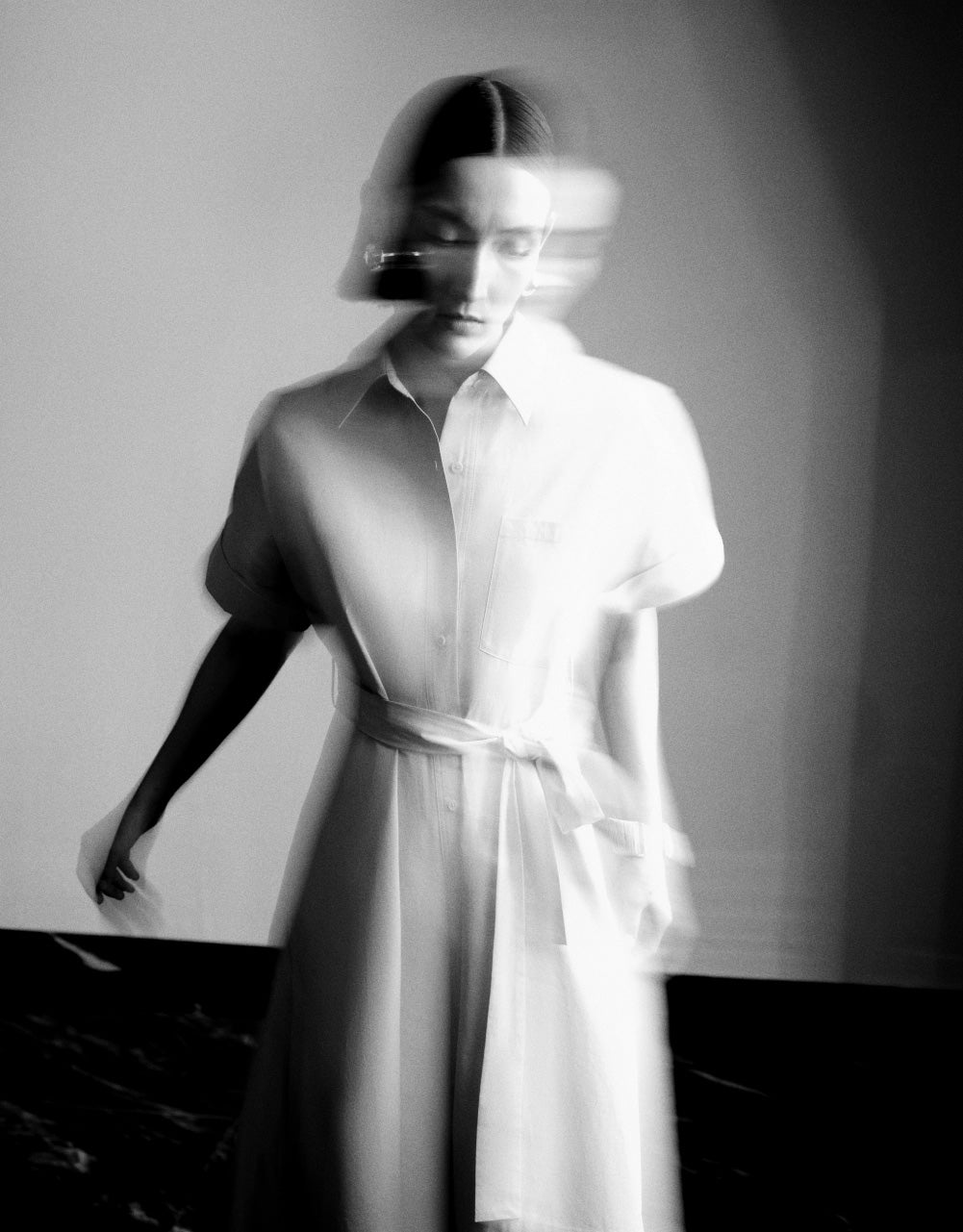 Straight Dress With Belt
