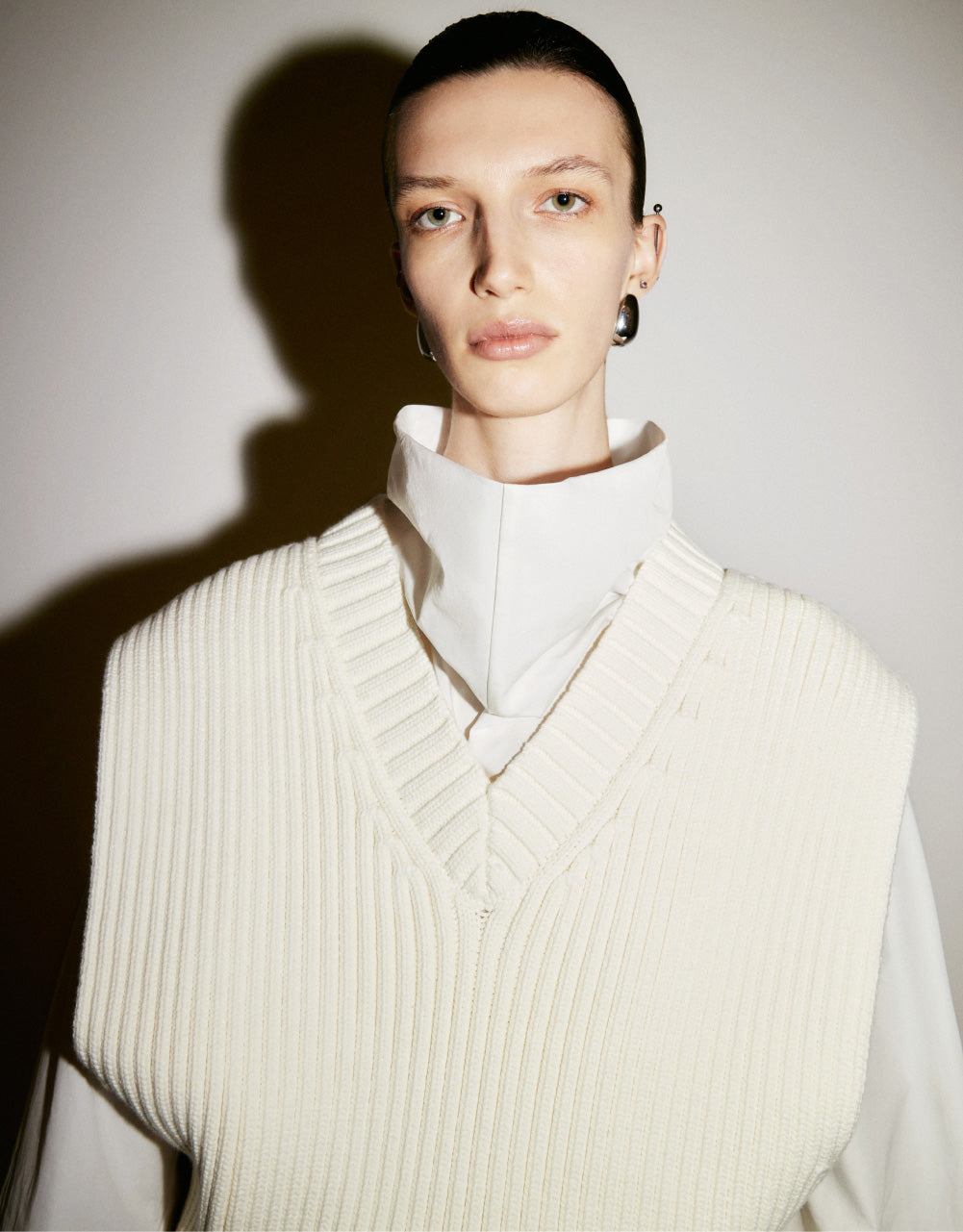 Rib Knitted Vest
