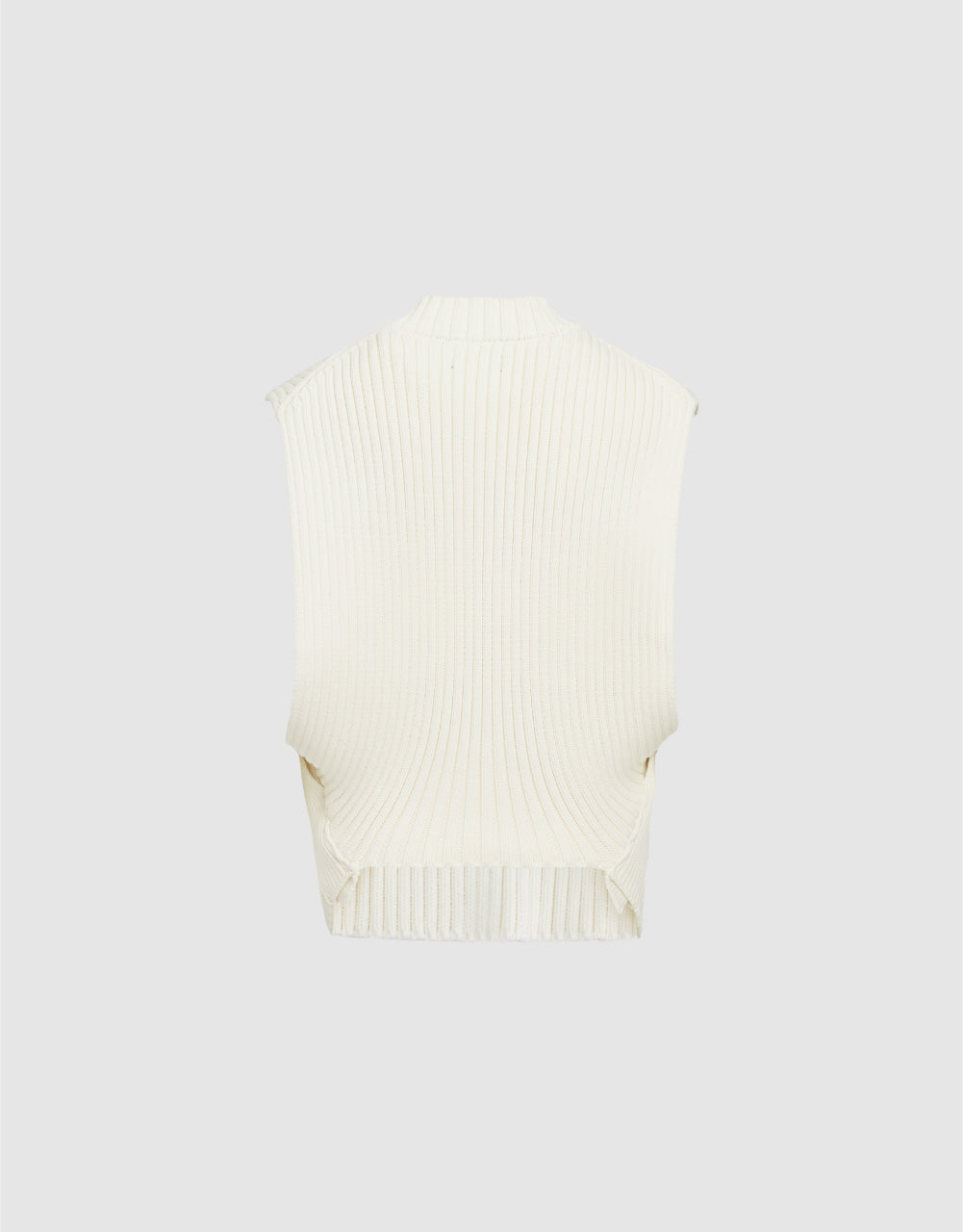 Rib Knitted Vest