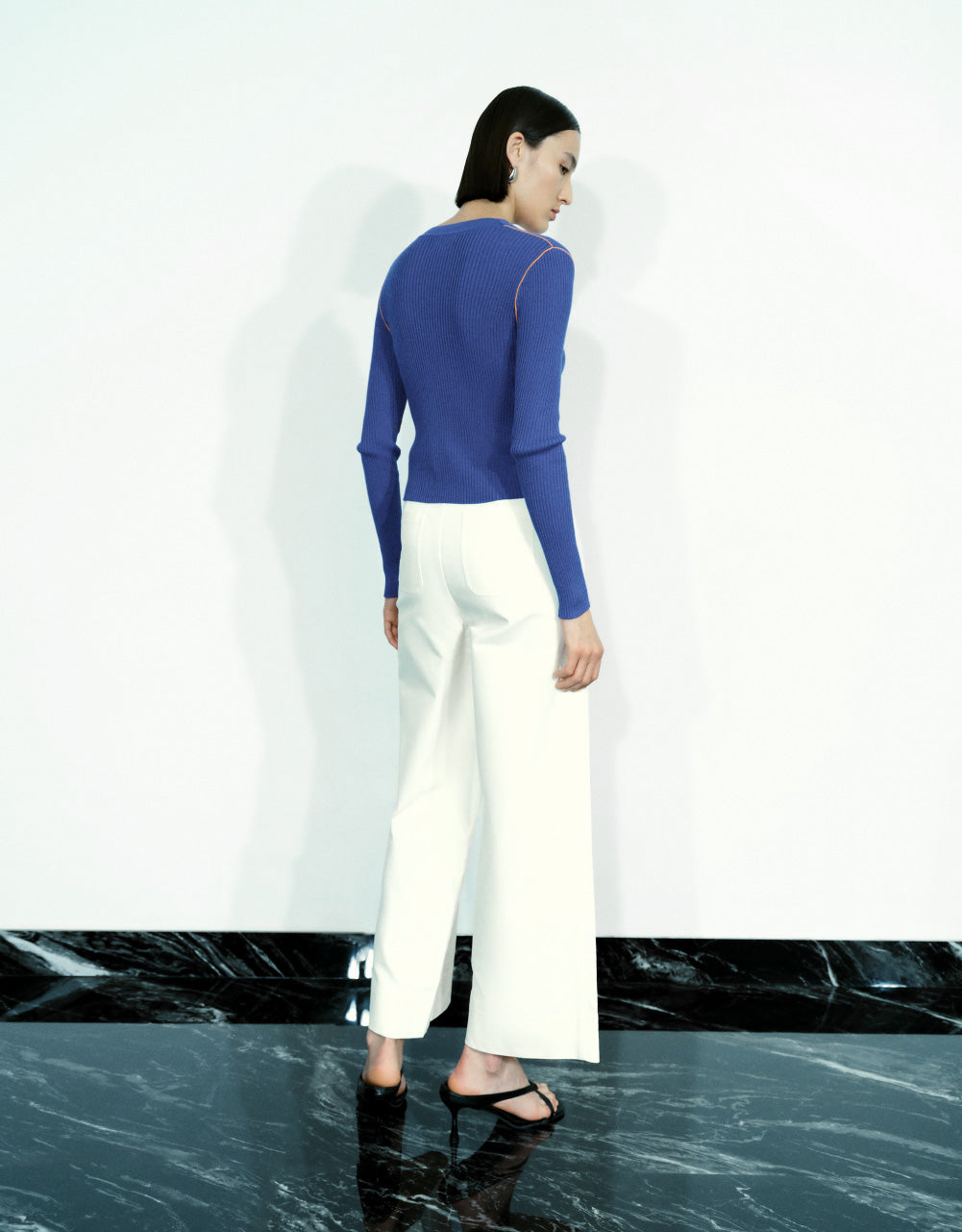 Button Up V-Neck Knitted Cardigan