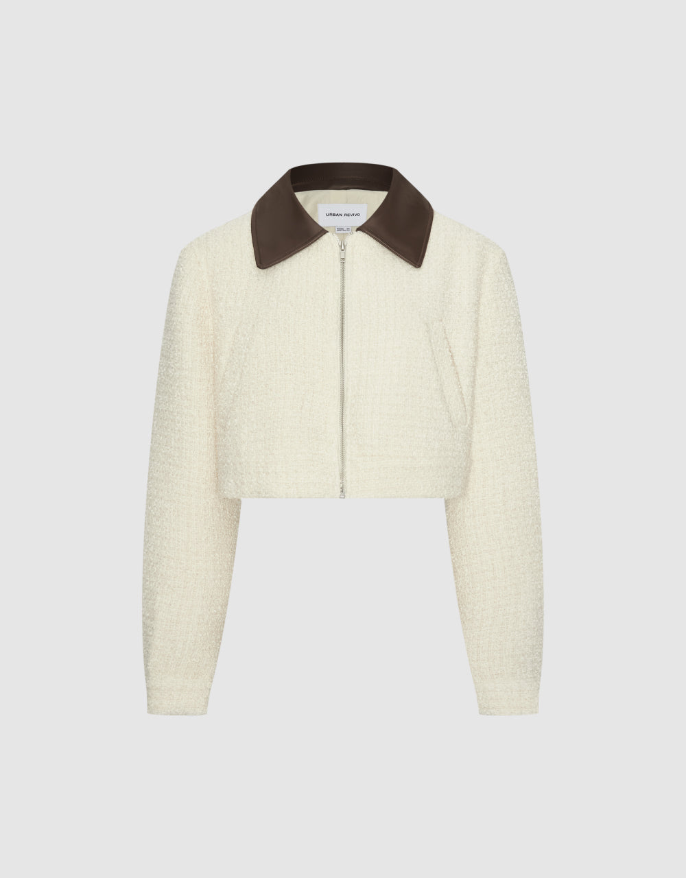 Zip Up Front Knitted Jacket