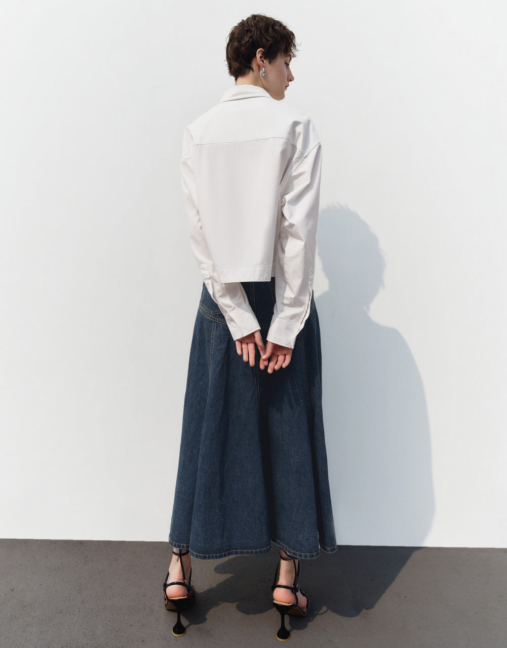 Button Up Raglan Sleeve Jacket
