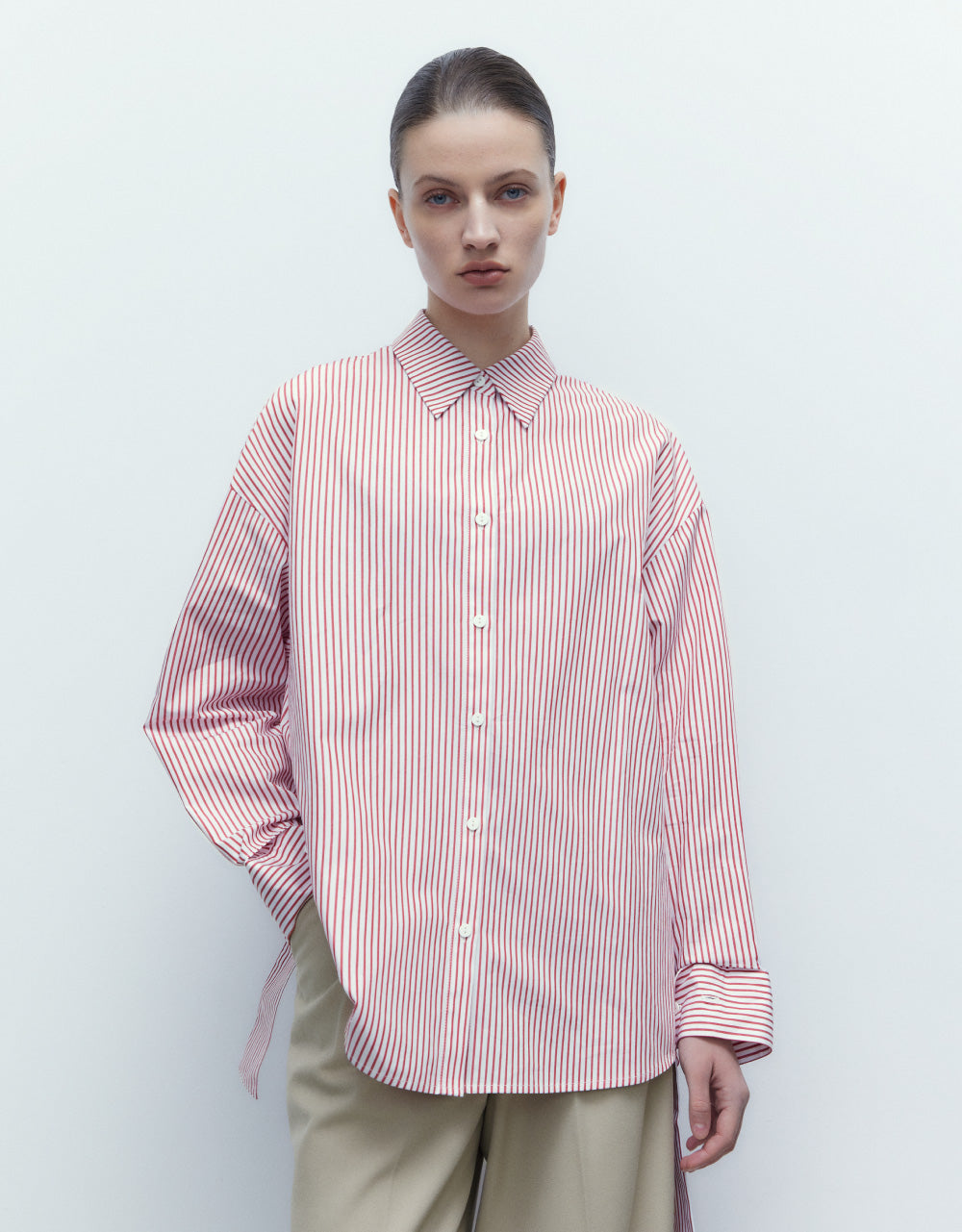 Oversized Striped Shirt