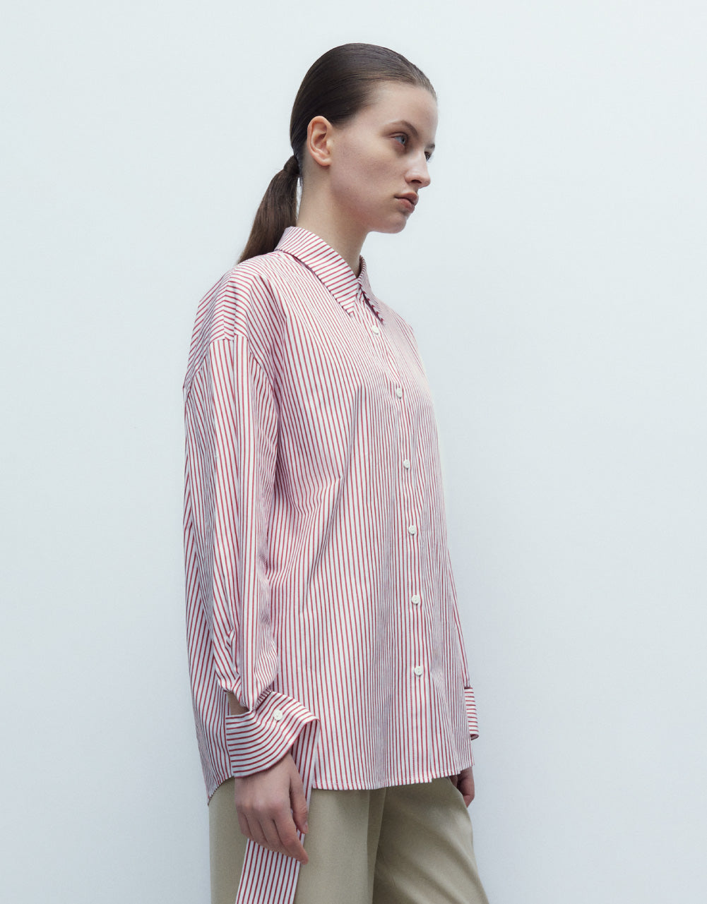 Oversized Striped Shirt