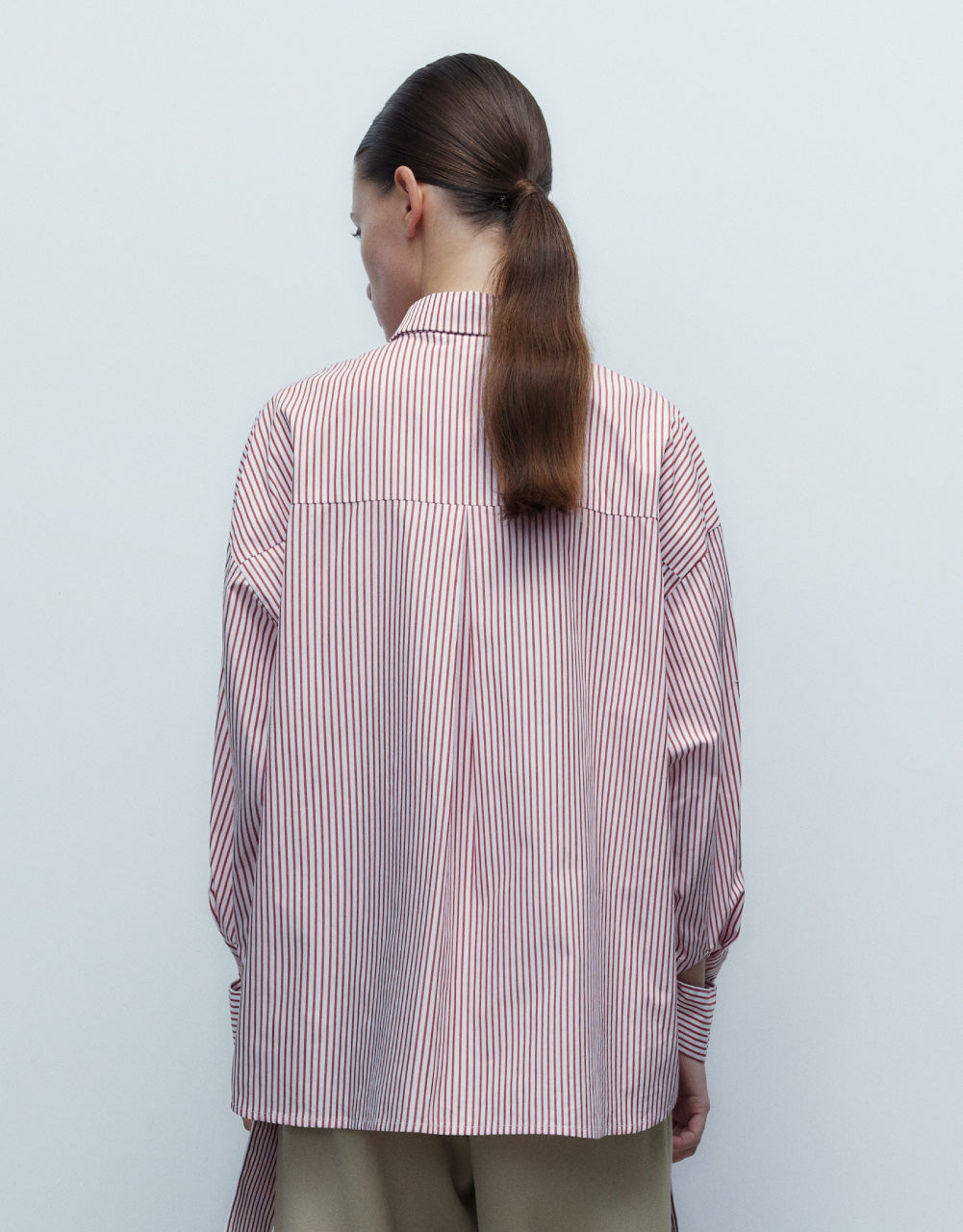 Oversized Striped Shirt
