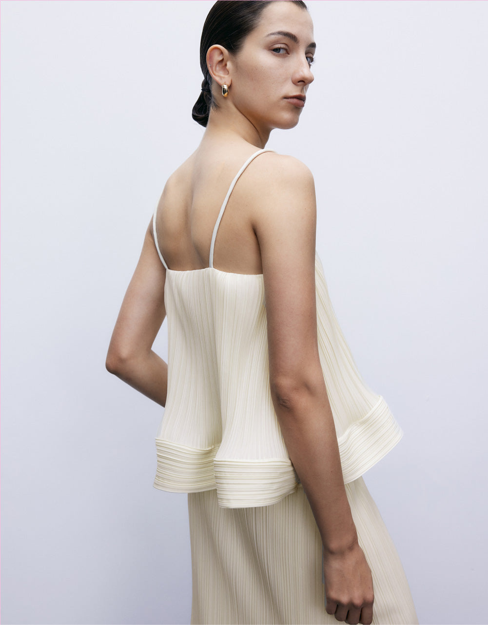 Textured Off-Shoulder Cami Top