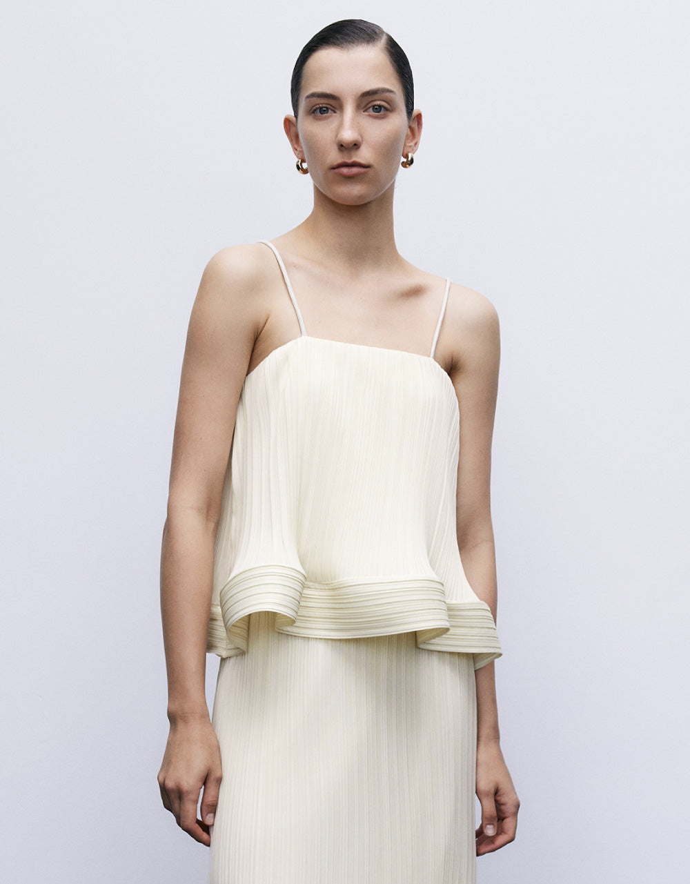 Textured Off-Shoulder Cami Top