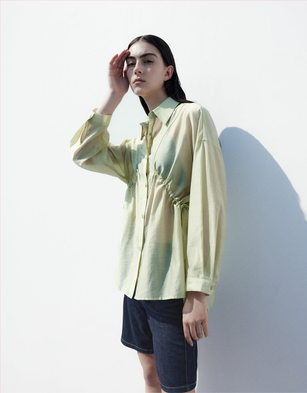 Drawstring Skater Shirt