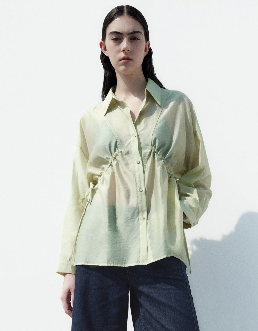 Drawstring Skater Shirt