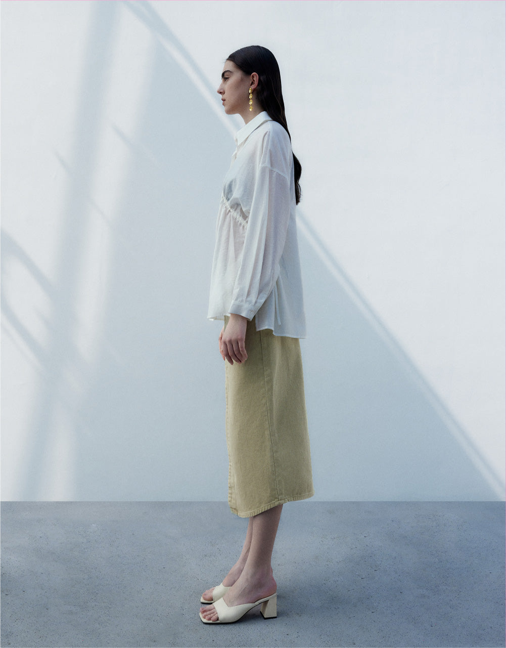 Drawstring Skater Shirt