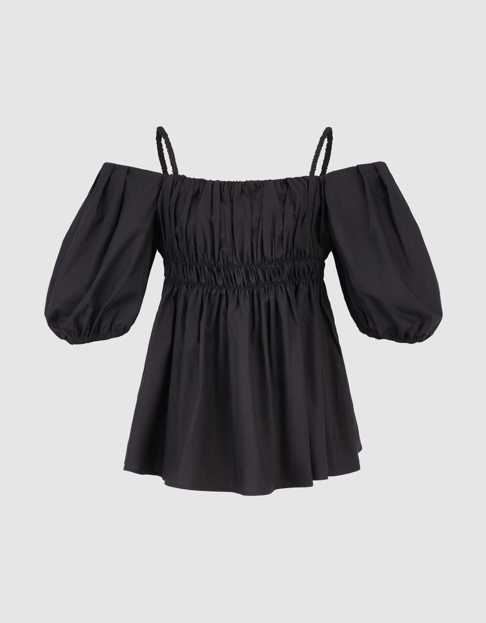 Ruched Off-Shoulder Cami Top