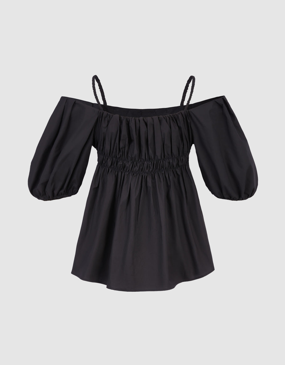 Ruched Off-Shoulder Cami Top
