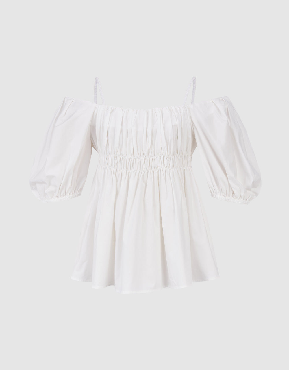 Ruched Off-Shoulder Cami Top