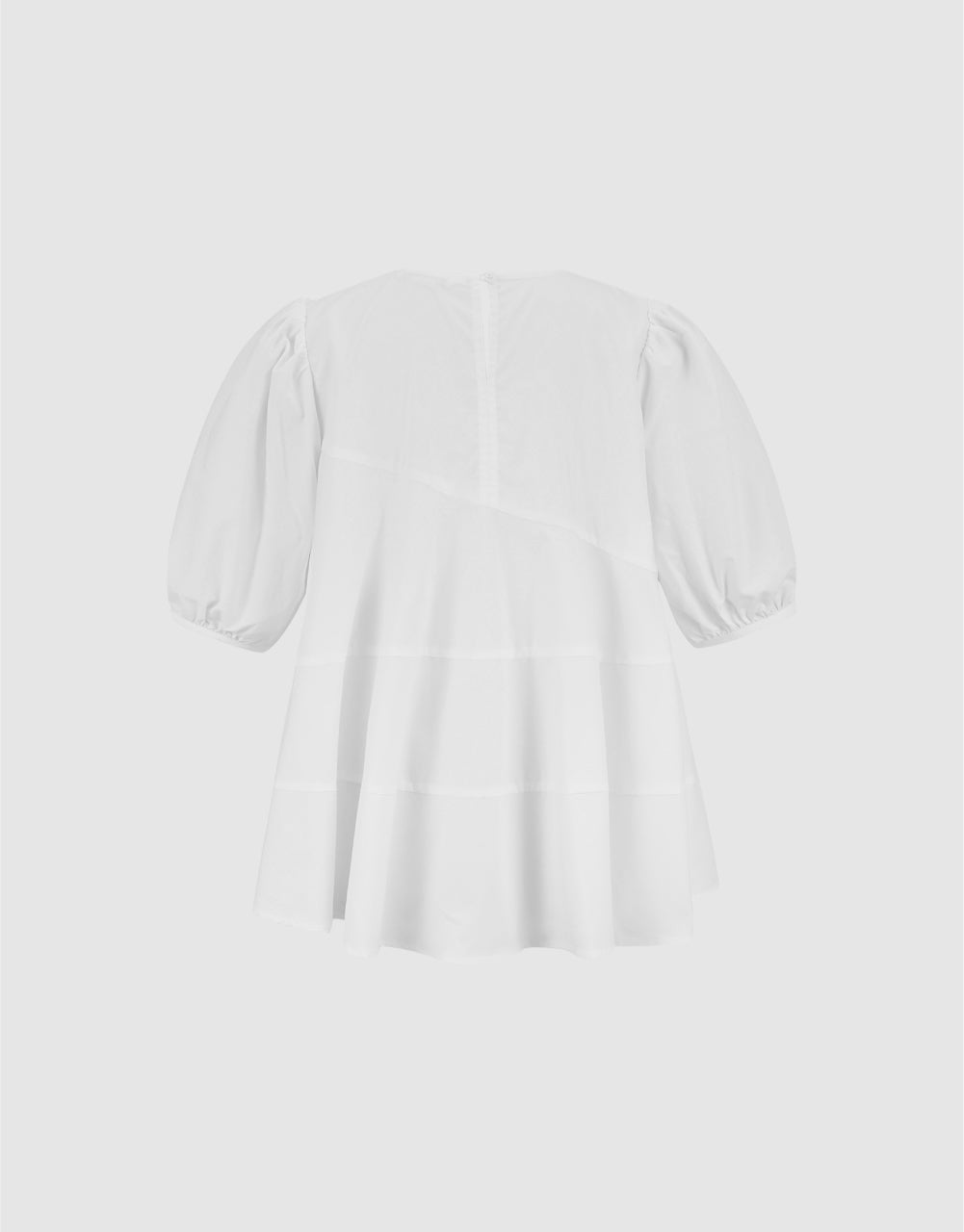 A-Line Crew Neck Blouse