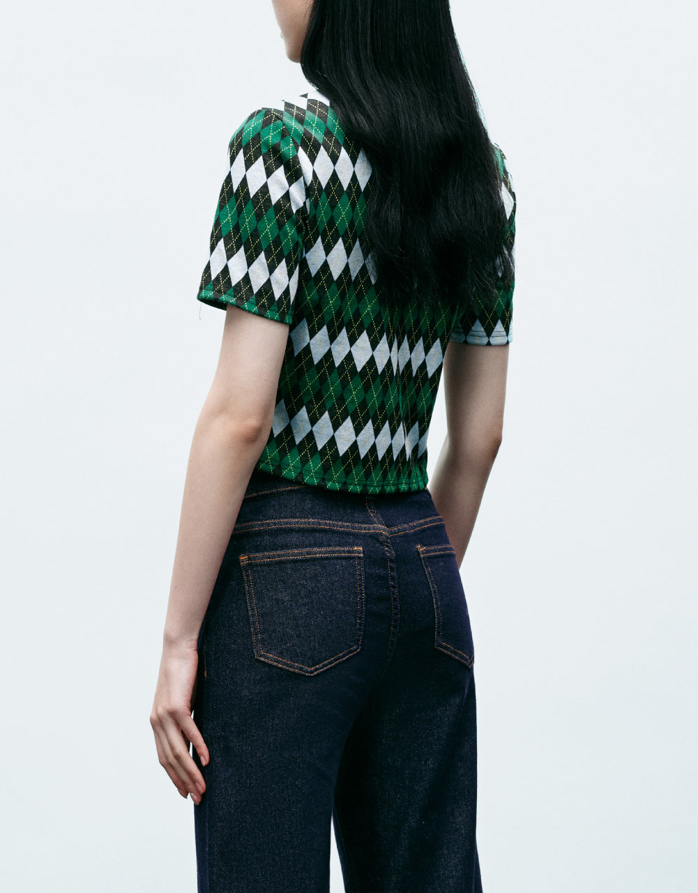 Standard Sleeve Plaid Polo Shirt