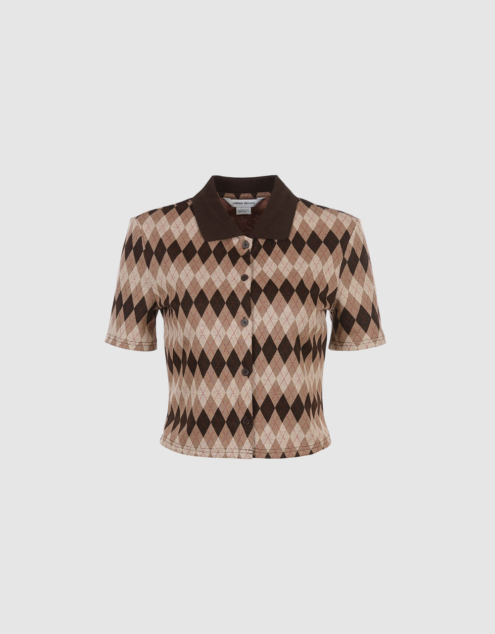 Standard Sleeve Plaid Polo Shirt