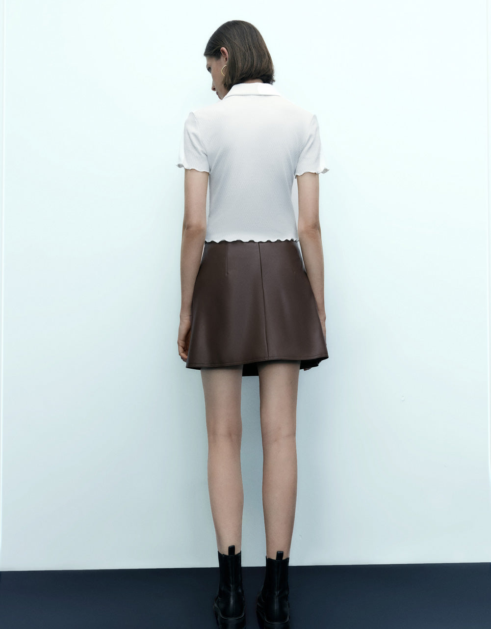 Ruffle Hem T-Shirt