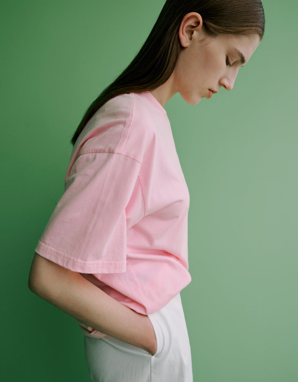 Cloud Detail Crew Neck T-Shirt
