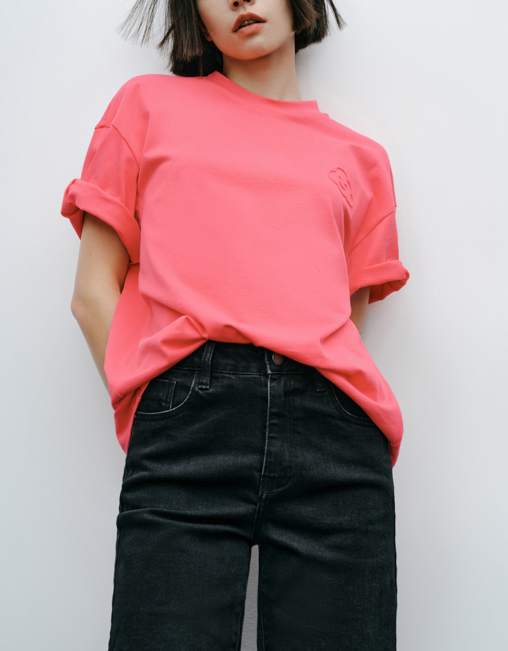 Cloud Detail Crew Neck T-Shirt