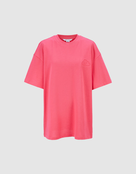 Cloud Detail Crew Neck T-Shirt