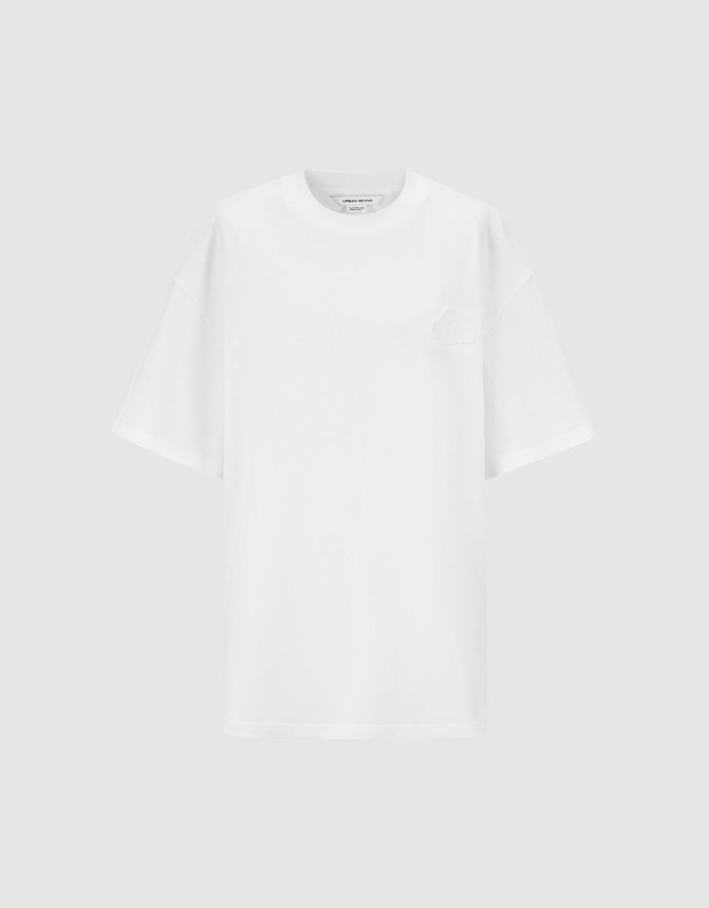 Cloud Detail Crew Neck T-Shirt