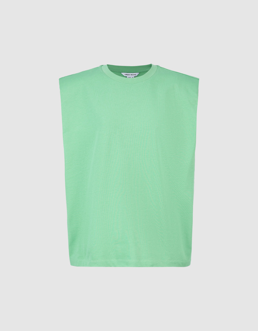 Knitted Crew Neck Tank Top