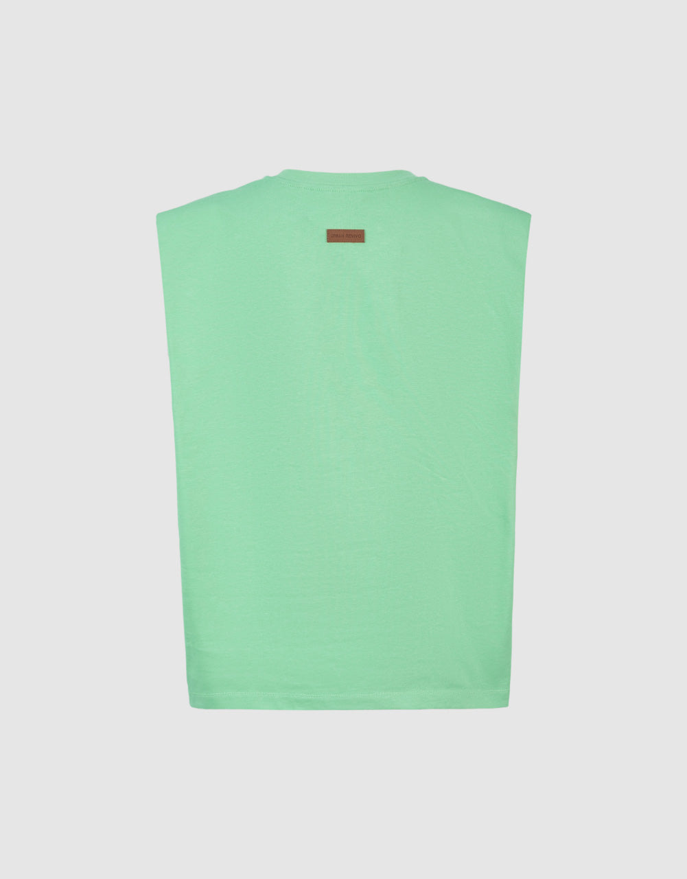 Knitted Crew Neck Tank Top