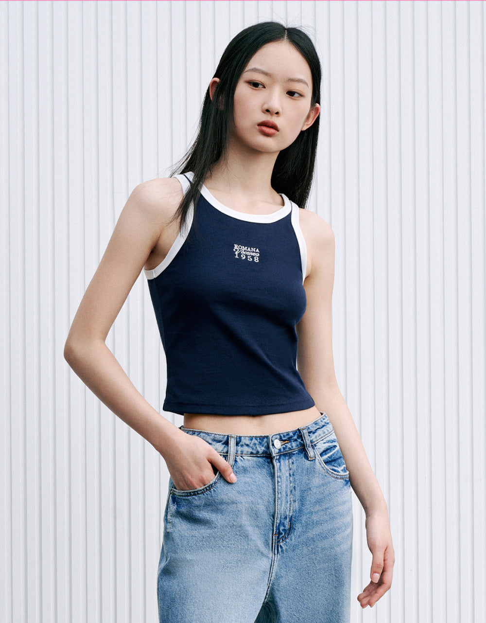 Crew Neck Tank Top