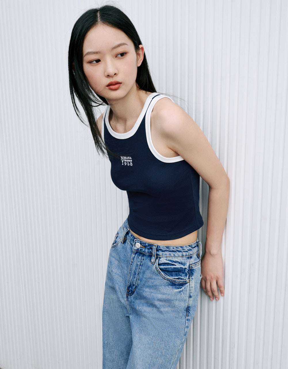 Crew Neck Tank Top