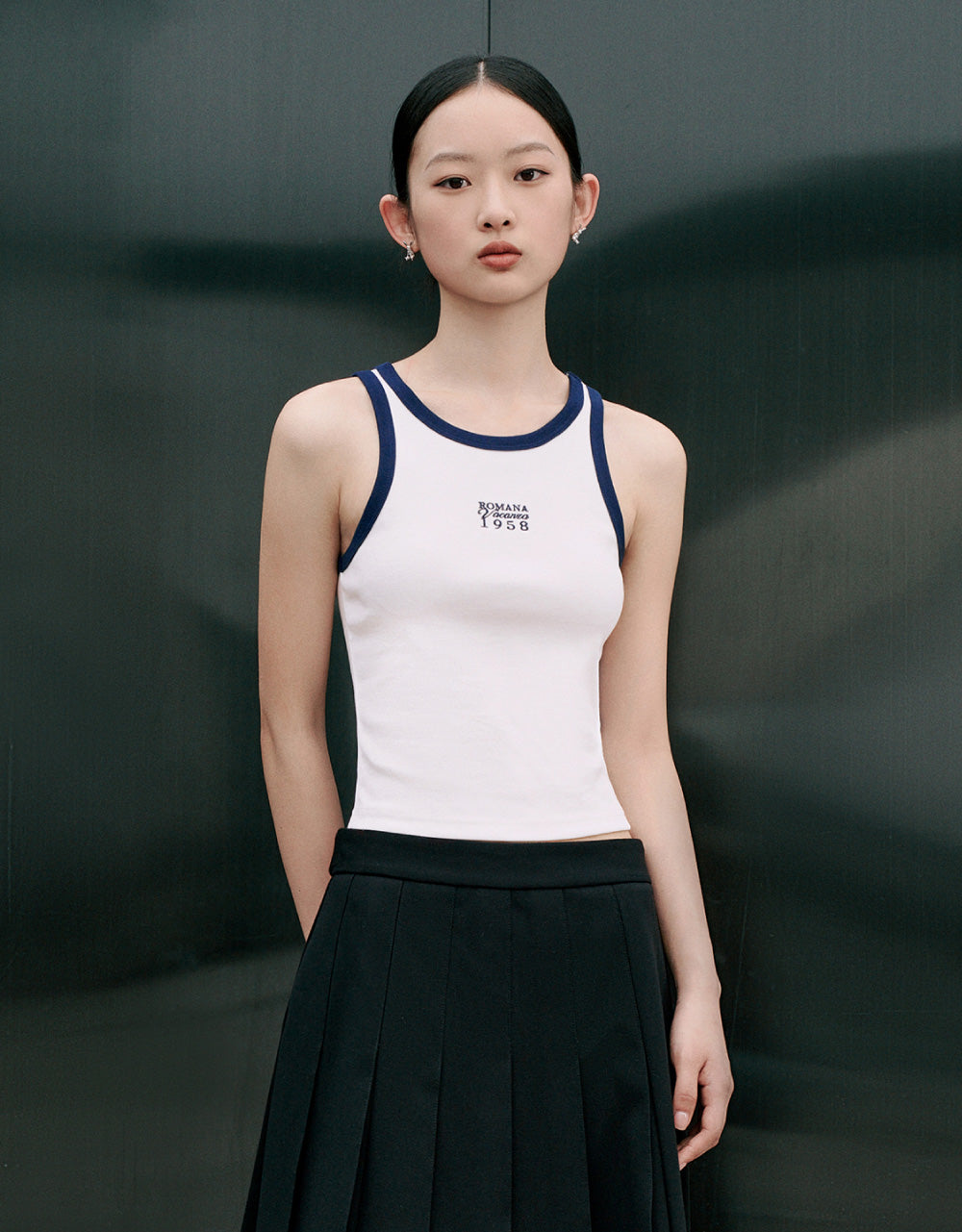 Crew Neck Tank Top
