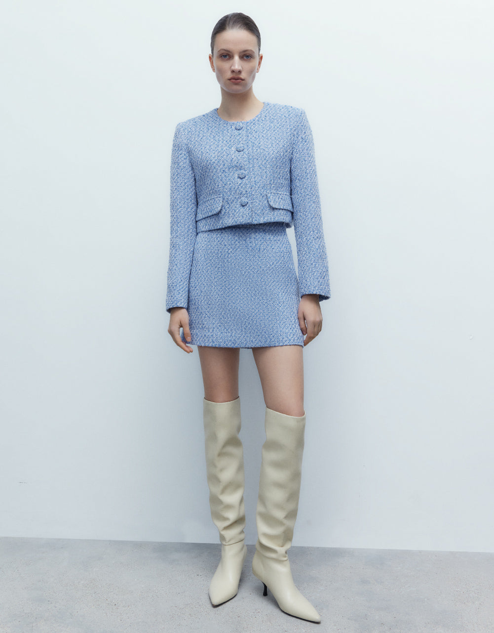 Tweed Mini Skirt