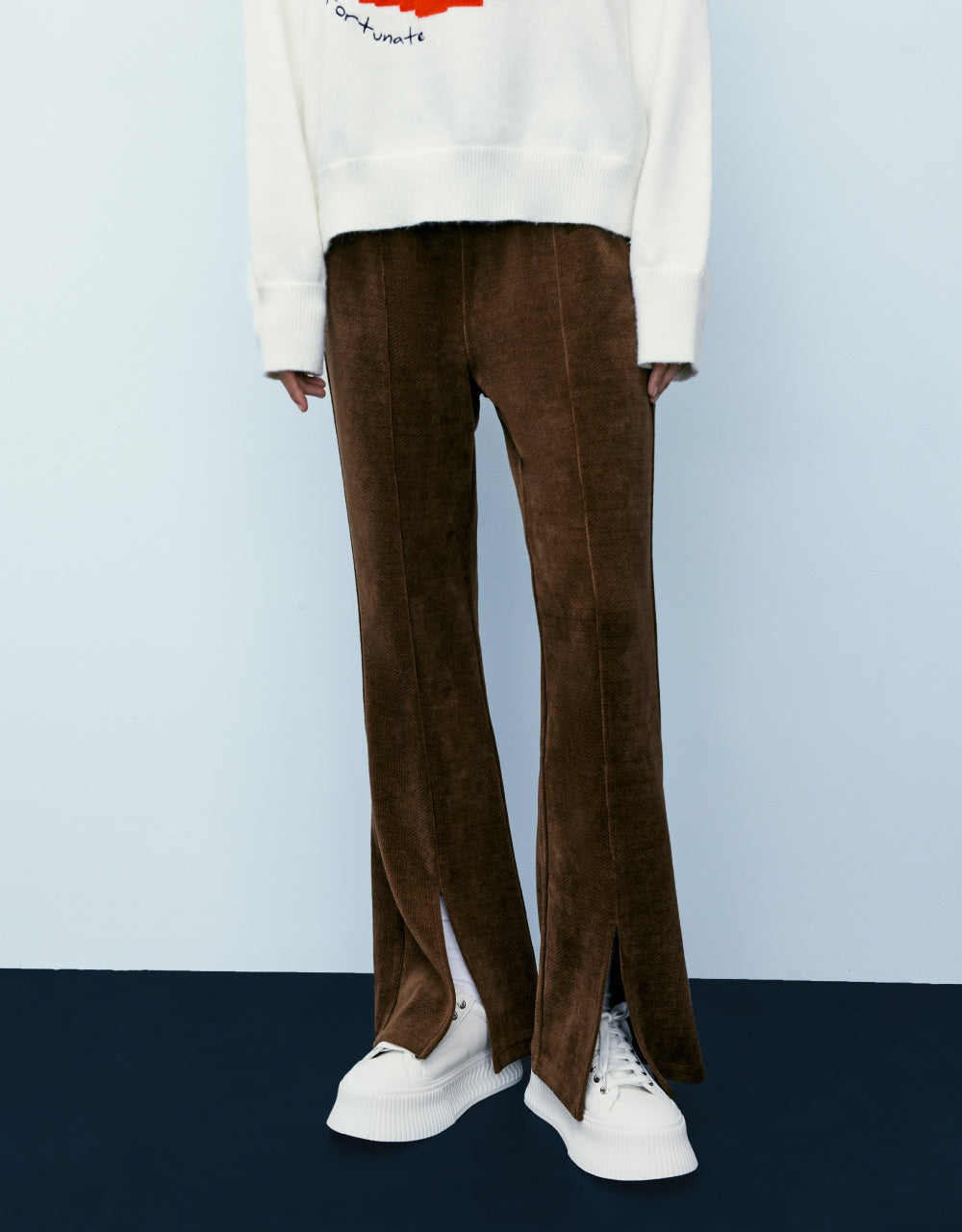Knitted Flare Pants