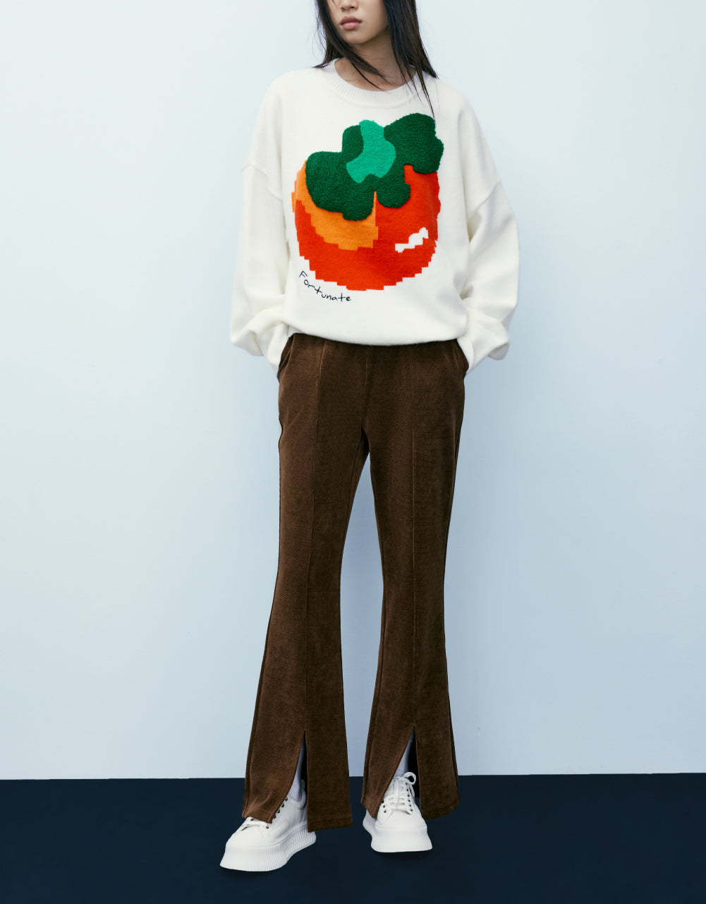 Knitted Flare Pants