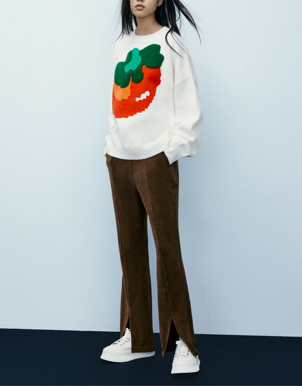 Knitted Flare Pants