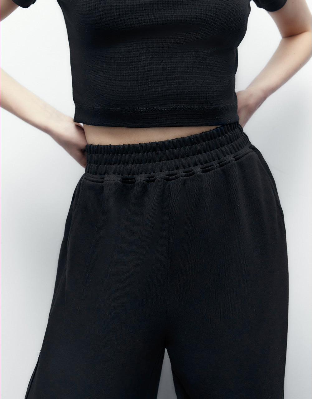 Knitted Extra Long Straight Pants