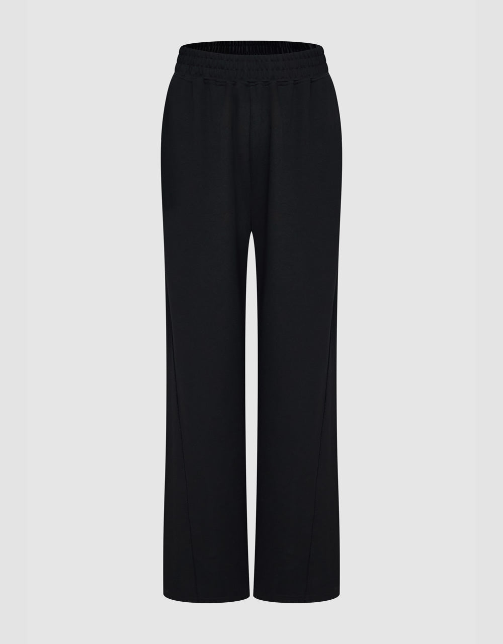 Knitted Extra Long Straight Pants