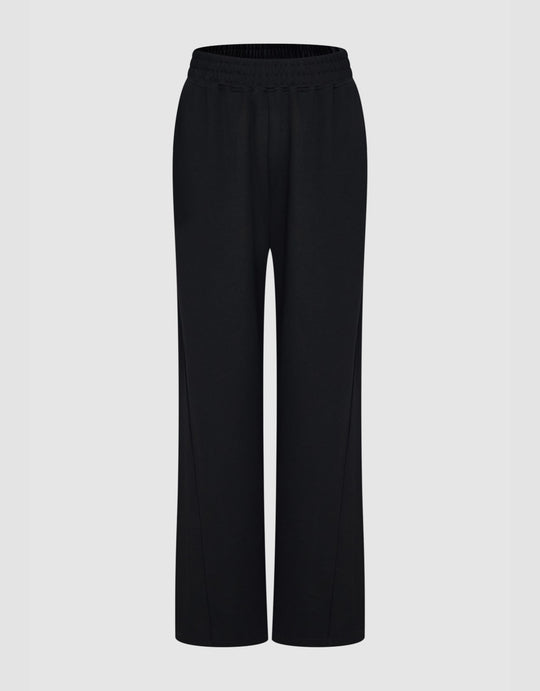 Knitted Extra Long Straight Pants