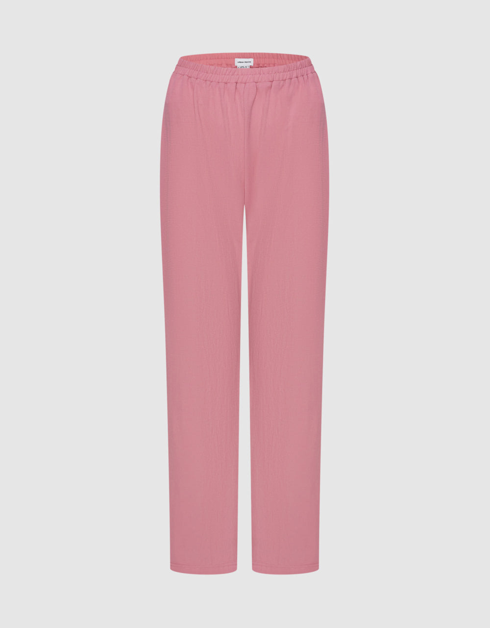 Elastic Waist Knitted Straight Pants
