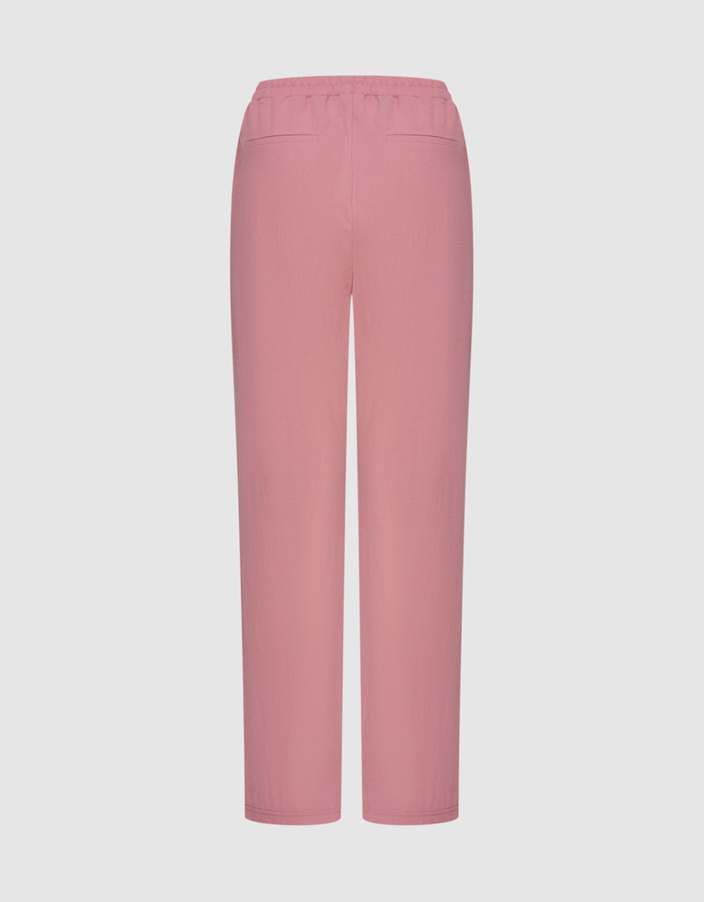 Elastic Waist Knitted Straight Pants