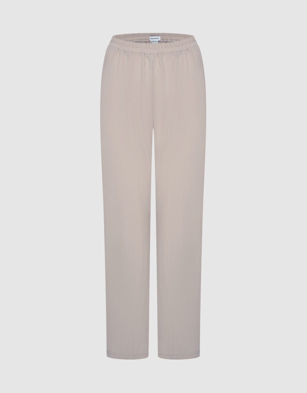 Elastic Waist Knitted Straight Pants