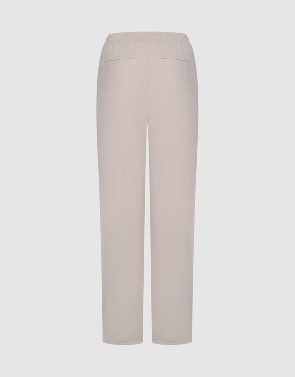 Elastic Waist Knitted Straight Pants