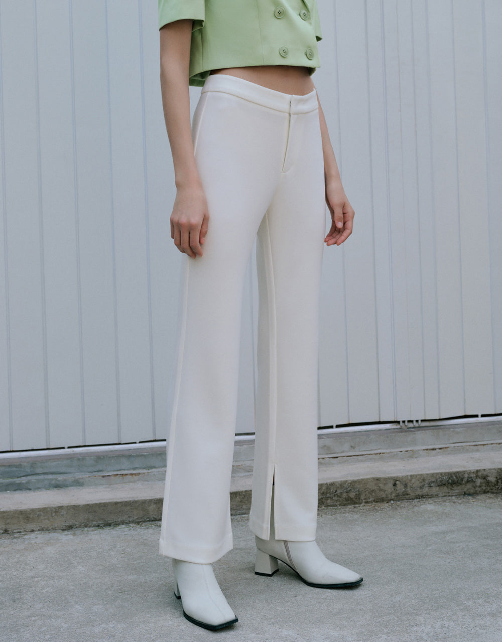 Knitted Flare Pants