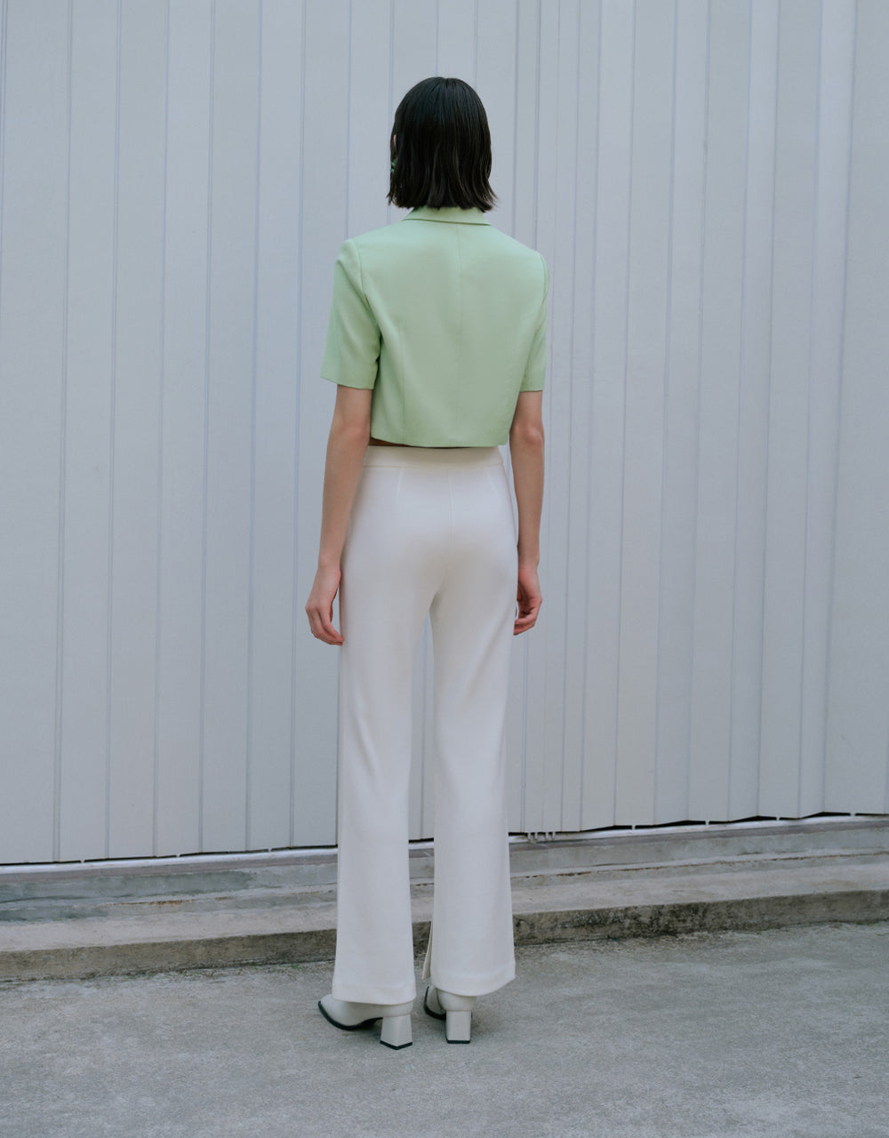 Knitted Flare Pants