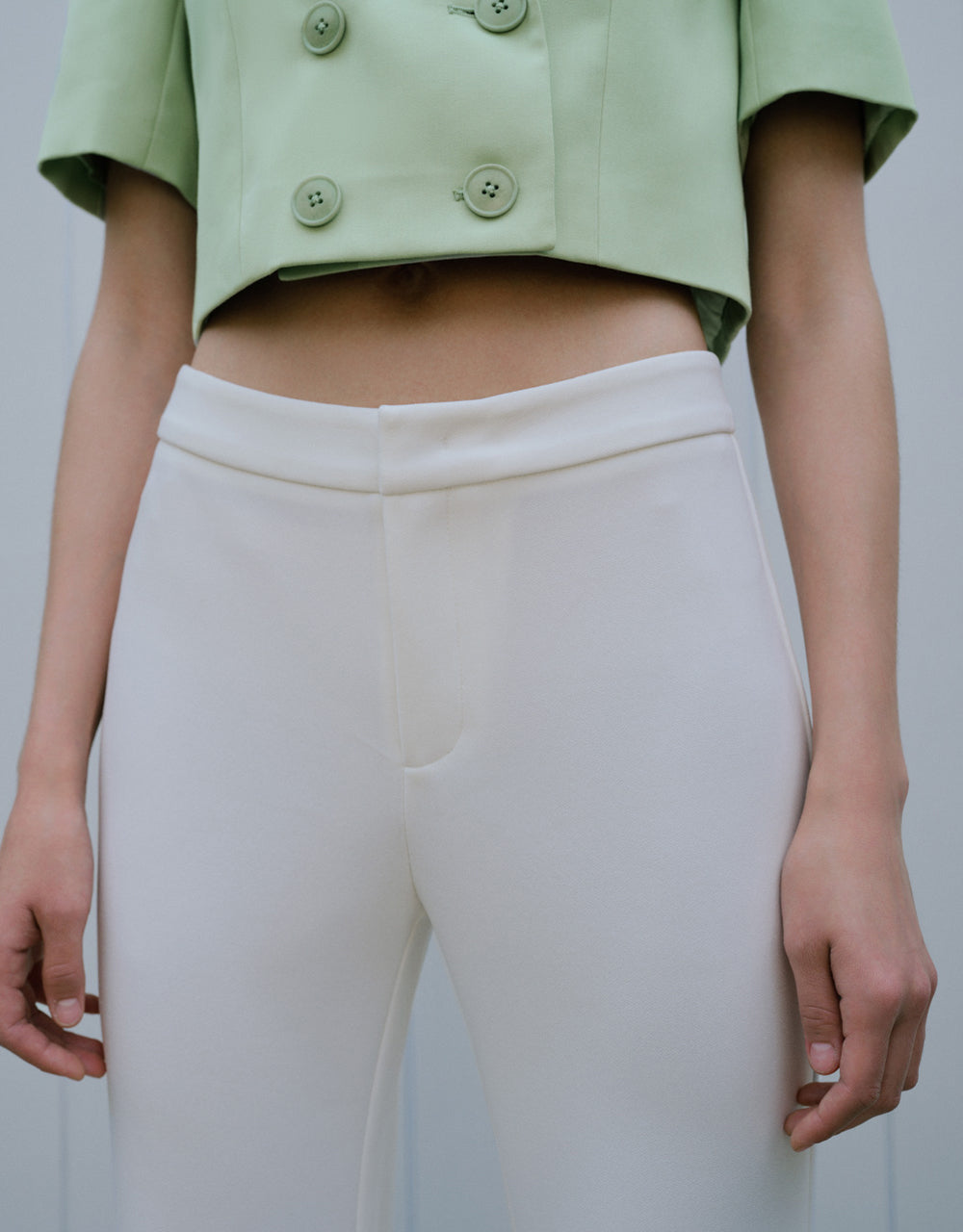Knitted Flare Pants