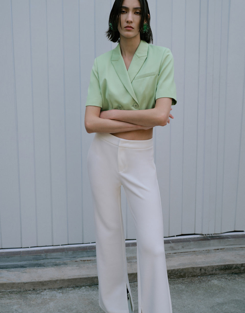 Knitted Flare Pants
