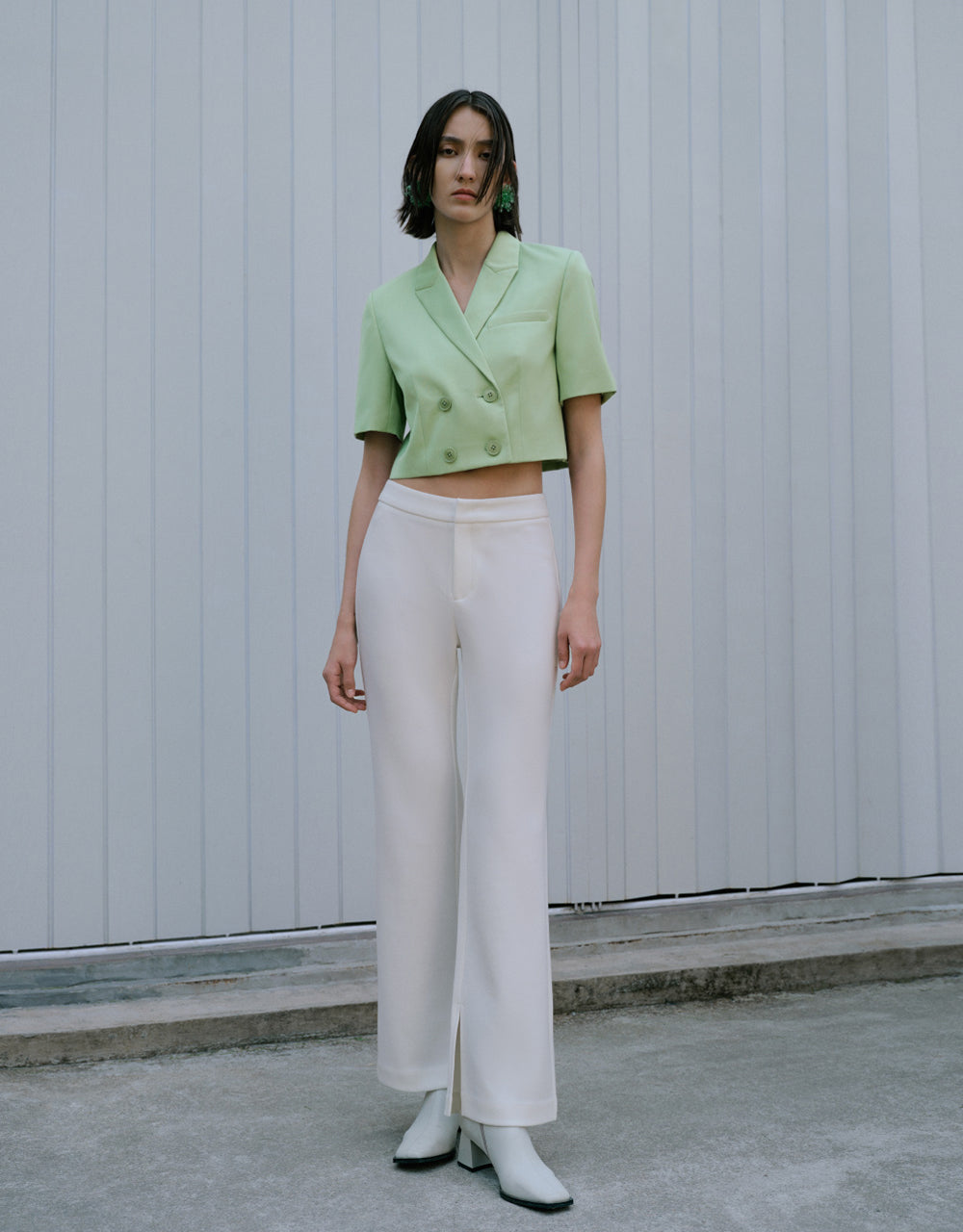 Knitted Flare Pants
