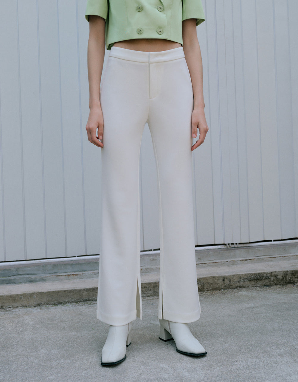 Knitted Flare Pants