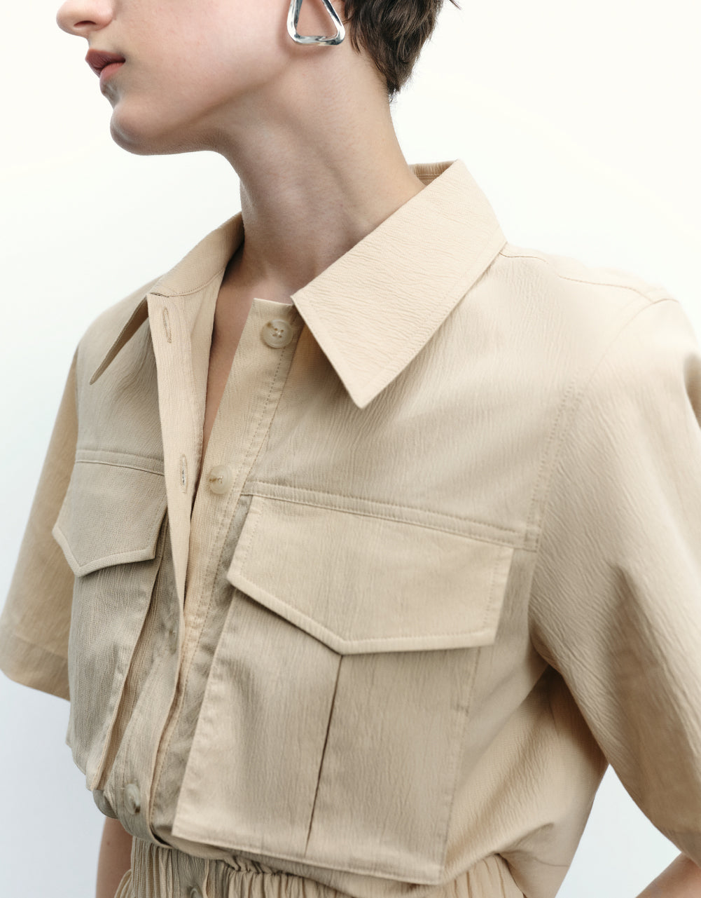 Elastic Waist Short Jumpsuits